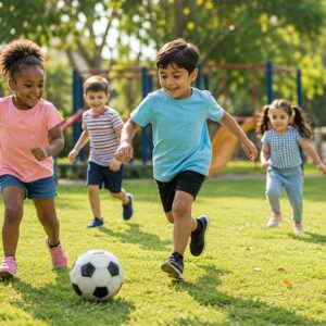 children playing outdoor